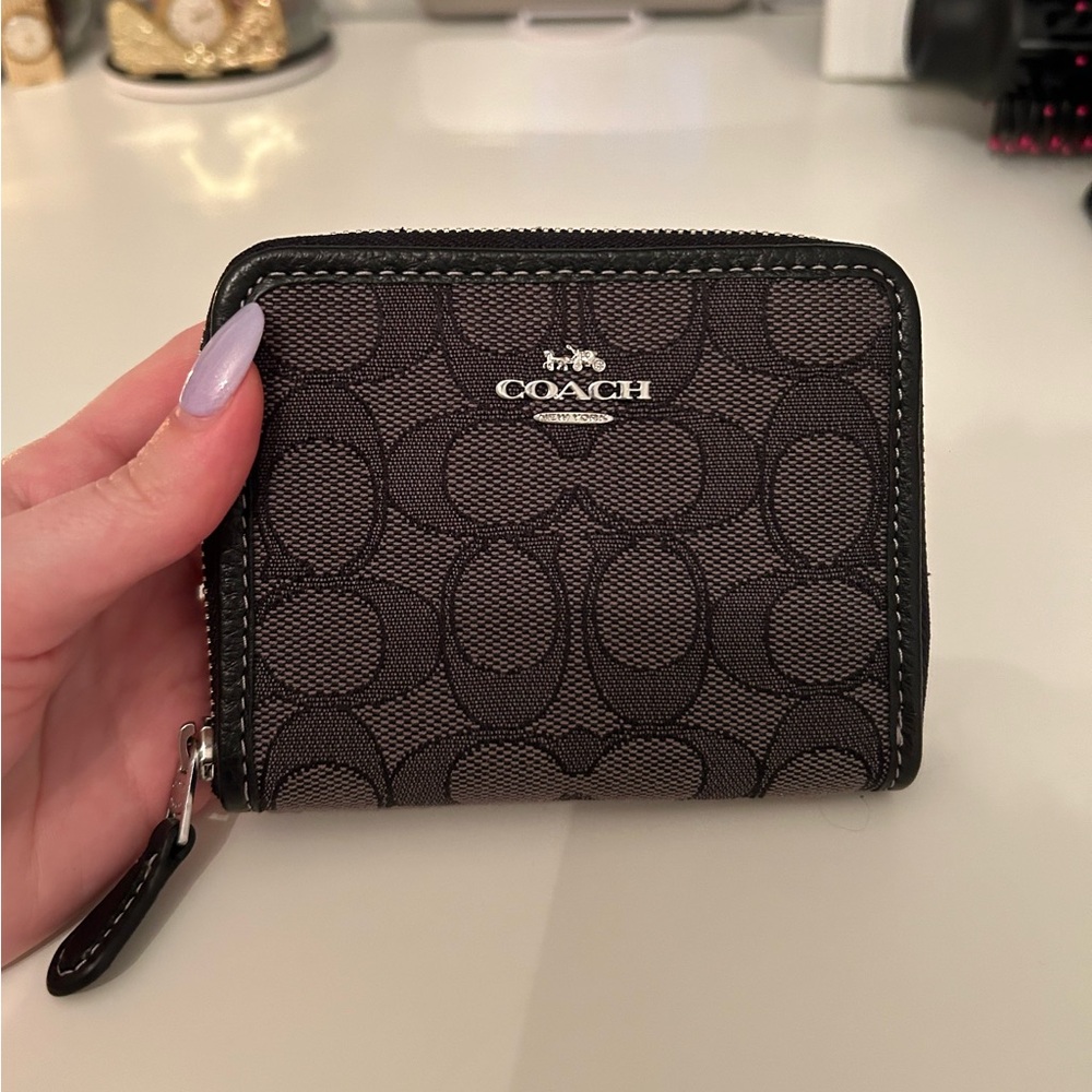 Coach Signature Jacquard Wallet